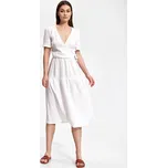 Bílé lehké letní šaty M872 White Velikost: M