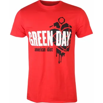 Pánské tričko Tričko metal pánské Green Day - AMERICAN IDIOT HEART GRENADE - PLASTIC HEAD - PHD12451 - XXL