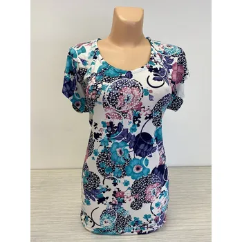 Dámská tunika Halenka LIPOLA, Barva Světle modrá, Velikost XL 44, Materiál 96% Viskoza 4% Lycra