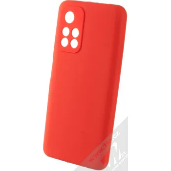 Pouzdro na mobilní telefon 1Mcz Silicone ochranný kryt pro Xiaomi Redmi Note 11 5G (China version), Redmi Note 11S 5G, Redmi Note 11T 5G, Poco M4 Pro 5G rumělkově červená (vermilion red)