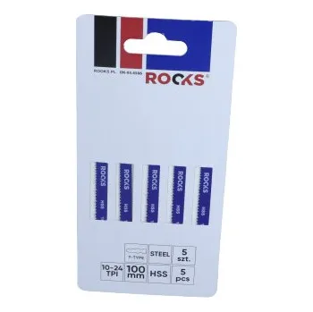 Nářadí pro automobil Rooks Ostří do přímočaré pily HSS, TYP T, 10-24 TPI x 100mm 5Ks OK-03.4506