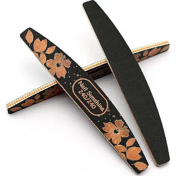 NailSunShine Černý pilník: Neon Flower Orange; 240/240