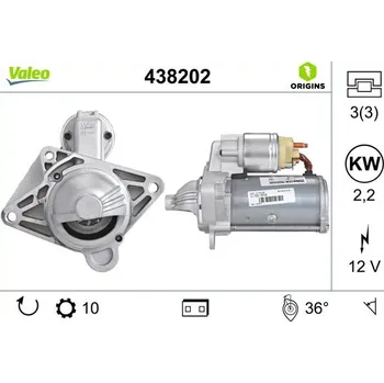 Autoelektrika Startér VALEO 438202
