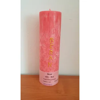 Svíčka Beran 21.3. - 20.4., Vůně bylinná