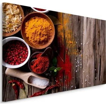 MyBestHome BOX Plátno Ostré Koření Na Prknech Varianta: 30x20