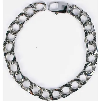 Náramek Pánský vzorovaný náramek z chirurgické oceli