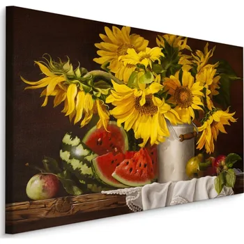 Plátno Slunečnice S Ovocem Varianta: 30x20