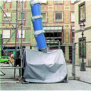 Plachta zakrývací na kontejnery s manžetou – 6×3 m, GEDA 1917