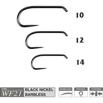 Rybářský háček Muškařské háčky Traper Hikara WF21 vel. 10