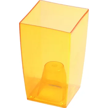 Obal na květináč obal na květináč hranatý DUW120P, pomeranč