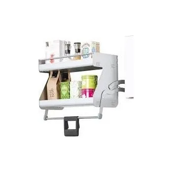 Kuchyňská skříňka Kesseböhmer Skládací mechanismus dvoupólový iMove šedý 600 mm