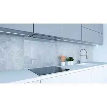 Kuchyňská pracovní deska Nobio Skleněná zástěna za varnou desku / Čiré sklo 900 x 700 mm