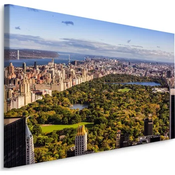 Obraz Plátno Letecký Pohled Na New York City Varianta: 30x20