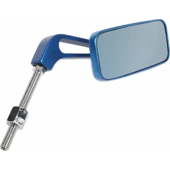 Zrcátko pro motocykl Zrcátko modré STR8 CNC levé, M8 STR-255.63/BL