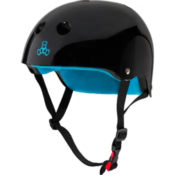 Helma na in-line Triple Eight - The Certified Sweatsaver Helmet Black Glossy - helma Velikost: XS/S