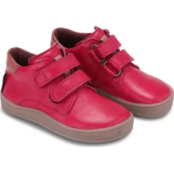 BUNDGAARD BAREFOOT dětská celoroční obuv - Blake Strap TEX Dark Pink Velikost: 32