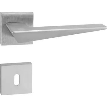 Dveřní kování MP KOVÁNÍ FO - NAXOS - HR Provedení: KL/KL. na rozetách (bez spodní rozety), Povrch: OCS - chrom matný