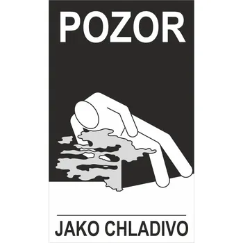 POZOR jako chladivo samolepící vinylová fólie 150 x 250 mm