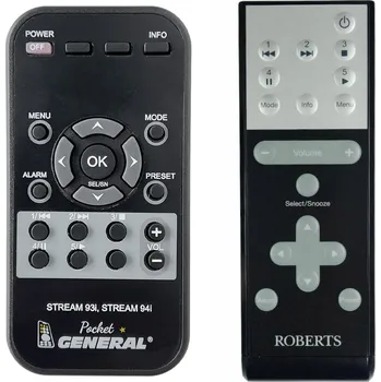 ROBERTS Stream 94i - dálkový ovladač duplikát