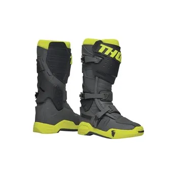 Moto obuv Mx Boty Thor Radial Gray / Flo, Velikost 48 / US 13