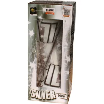 Zábavní pyrotechnika VULKÁN SILVER 500 g 2 KUSY
