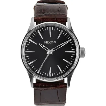 Hodinky Hodinky Nixon Sentry 38 Leather Brown Gator A377 1887