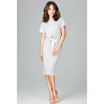 Dámská halenka Šedý set halenky a vysoké sukně K466 Grey Velikost: S