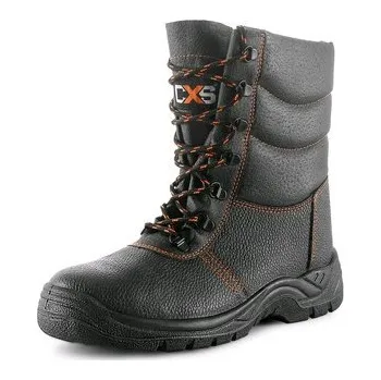 Pracovní obuv Obuv poloholeňová CXS STONE TOPAZ S3, zimní, černá, vel. 44