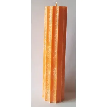 Svíčka 12 cti cípá hvězda, Barva vínová, Vůně Vánoční Vanilka