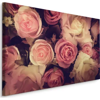 Plátno Barevné Růže I. Varianta: 40x30