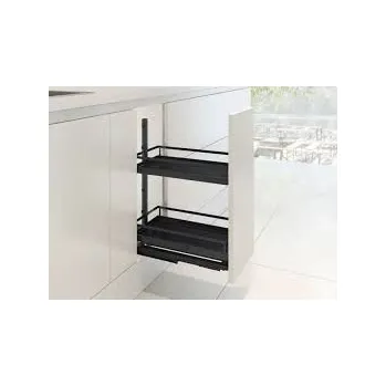 Odpadkový koš Kesseböhmer Plnovýsuvný kôš Dispensa junior III / Antracit 300 mm Univerzální osazení