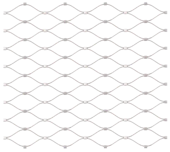 Pletivo Nerezová lanková síť 0,8 x 10 m
