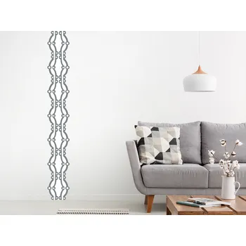 Samolepící dekorace Pruh řetěz samolepka na zeď 10 x 75 cm