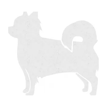 Polep vozidla SAMOLEPKA Pes 173 levá čivava (84 - Ultra Metalic bílá) NA AUTO, NÁLEPKA, FÓLIE, POLEP, TUNING, VLASTNÍ TEXT, TISK, AUTOSAMOLEPKY.cz, POLEPY, OBRÁZEK, LOGO, SAMOLEPKY