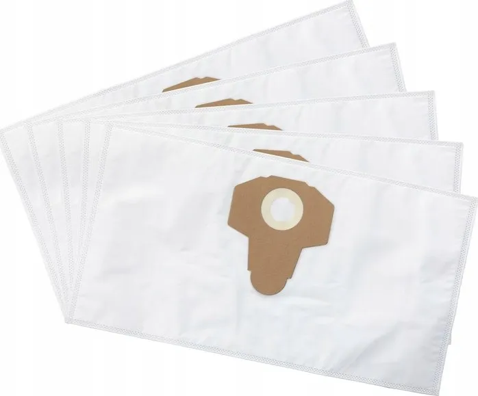 Lot De 5 Sacs Pour Aspirateur Parkside PWD 12 A1, PWD 20 B2, PWD 12 B1 - Recharge Marron - Neuf