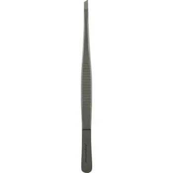 Kosmetická pinzeta Globos 990872 nerezová velká šikmá pinzeta