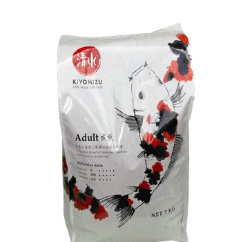 Krmivo pro rybičky Kiyomizu adult koi kapr 7 kg podporuje čistotu, barvu a kvalitu vody