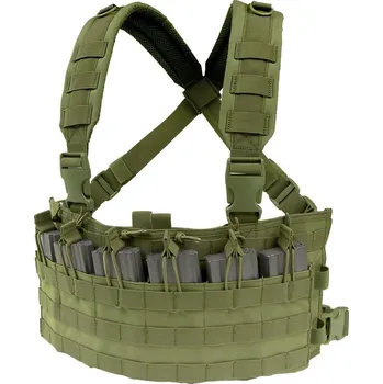 Sportovní střelba CONDOR OUTDOOR Vesta taktická RAPID ASSAULT CHEST RIG ZELENÁ