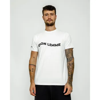 Pánské tričko Don Lemme Triko Drape - white Velikost: M