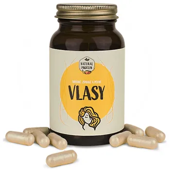 Přírodní produkt NaturalProtein Krásné vlasy 60 cps.