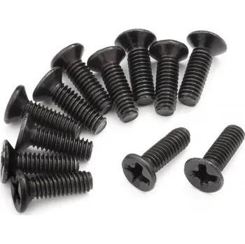 Šroub BlackZon Zápustný šroub KM 2,5x8 12ks - expresní doprava