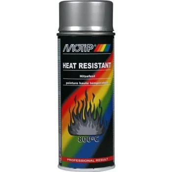 Barva ve spreji Žáruvzdorný sprej - stříbrný, 400 ml | MOTIP