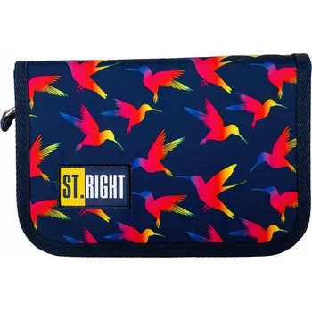 Penál St.RIGHT Jednopatrový penál Birds