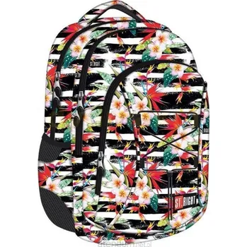 Školní batoh St.RIGHT Školní batoh tříkomorový Tropical Stripes