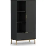 ArtGiB Regál PULA PL-05 | černá R70
