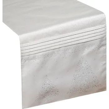 ubrus MOB Ubrus vánoční 35x180 cm Eurofirany Lave (krémová) (1 ks)