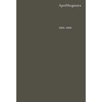 Kniha Apofthegmata 1983–1990 Ekniha