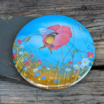 Dekorativní magnet Čmeláček - velký magnet 75 mm