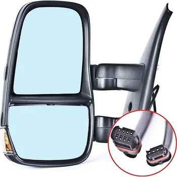 Auto zrcátko ACI zrcátko pro IVECO DAILY 06- s blikačem a tepl. čidlem krátké (rameno 110 mm) L