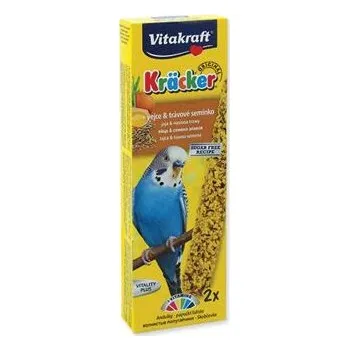 Krmivo pro ptáka Kracker andulka vejce,trávové semínko 2ks
